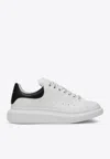 Alexander Mcqueen Oversize Sneakers In White And Beige Calf Leather In White