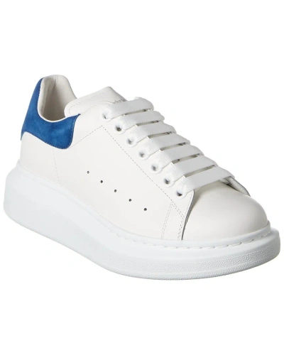 Alexander Mcqueen Oversized Leather Sneaker In White