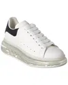 Alexander Mcqueen Oversized Leather Sneaker In White
