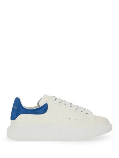 Alexander Mcqueen Oversized Leather Sneaker In White