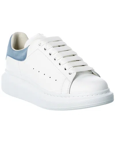 Alexander Mcqueen Oversized Leather Sneaker In White
