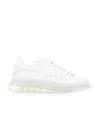 Alexander Mcqueen Oversized Leather Sneaker In White