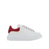 Alexander Mcqueen Suede-trimmed Leather Exaggerated-sole Sneakers