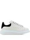 Alexander Mcqueen Oversized Leather Sneakers In White