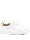 Alexander Mcqueen Oversized Leather Sneakers - Women's - Rubber/calf Leather In White