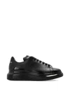 Alexander Mcqueen Exaggerated-sole Rubber-trimmed Leather Sneakers In Multi