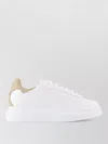 Alexander Mcqueen Oversized Leather Sneakers Rubber Sole In White