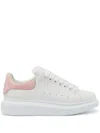 Alexander Mcqueen Oversized Leather Sneakers With Chunky Sole And Logo Detail In White