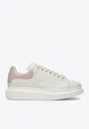 Alexander Mcqueen Oversized Leather Sneakers In White