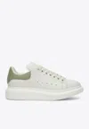 Alexander Mcqueen Oversized Leather Sneakers In White