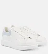 Alexander Mcqueen Oversized Leather Sneakers In White