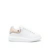 Alexander Mcqueen Oversized Leather Sneakers In White