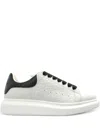 Alexander Mcqueen Oversized Leather Low-top Sneakers In White