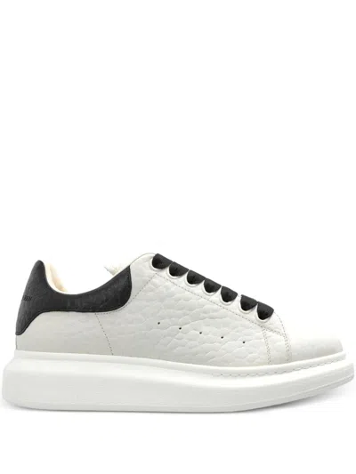 Alexander Mcqueen Oversized Leather Sneakers In White