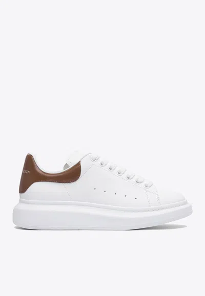 ALEXANDER MCQUEEN OVERSIZED LEATHER SNEAKERS