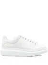 Alexander Mcqueen Oversized Leather Sneakers In White