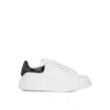 Alexander Mcqueen Oversized Leather Sneakers In White