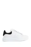 Alexander Mcqueen Black And White Low Top Sneakers With Logo Lettering On The Tongue And Contrasting Heel With Logo Le In White