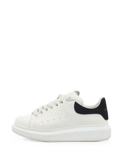 Pre-owned Alexander Mcqueen Oversized Leather Sneakers In White