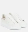 Alexander Mcqueen Oversized Leather Sneakers In White