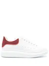 Alexander Mcqueen Oversized Leather Sneakers In White