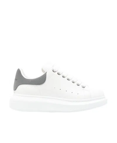 Alexander Mcqueen Oversized Lace-up Sneakers In White