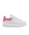 Alexander Mcqueen Oversized Leather Sneakers In White