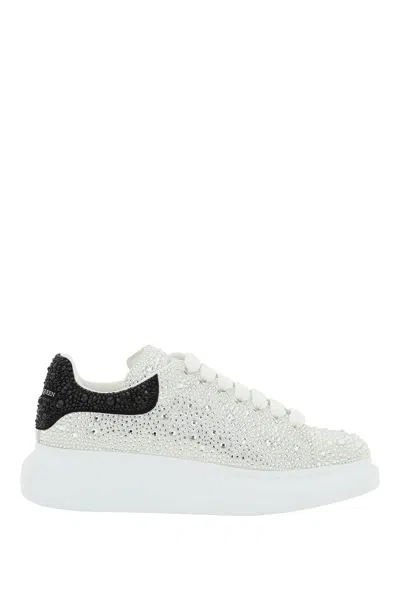 Alexander Mcqueen Oversized Sneaker In White/crystal