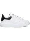 Alexander Mcqueen Oversized Leather Sneakers With Sole In White