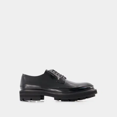 Alexander Mcqueen Oversize Flat Shoes -  -  Black - Leather