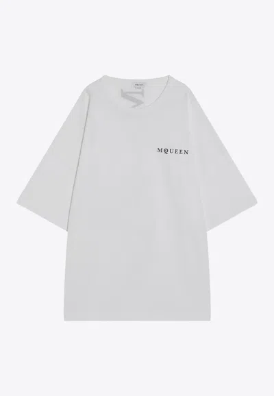 Alexander Mcqueen Oversized Logo Print T-shirt