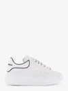 Alexander Mcqueen Oversized Low-top Leather Sneakers In White