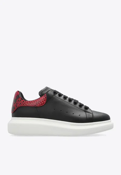 Alexander Mcqueen Oversized Low-top Sneakers In Black