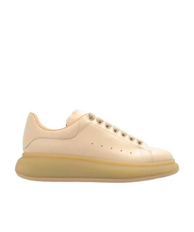 Alexander Mcqueen Oversized Low-top Sneakers In Nude