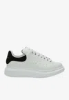 Alexander Mcqueen Black And White Low Top Sneakers With Logo Lettering On The Tongue And Contrasting Heel With Logo Le In White