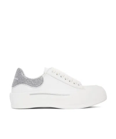 Alexander Mcqueen Oversized Low-top Sneakers In White
