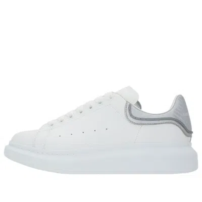 Alexander Mcqueen Oversized Low-top Sneakers 'white Silver'