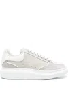 Alexander Mcqueen Oversized Panelled Sneakers In Grau