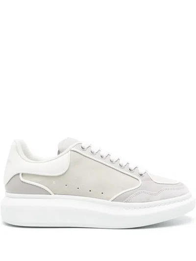 Alexander Mcqueen Oversized Panelled Sneakers In Concrete