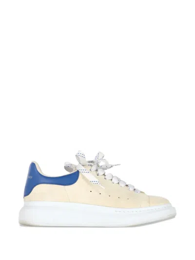 Pre-owned Alexander Mcqueen Oversized Perforated Sneakers In Neutral