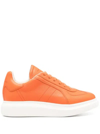 Alexander Mcqueen Oversized Retro Sneakers In Orange