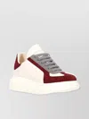 Alexander Mcqueen Oversized Retro Leather And Suede Sneakers