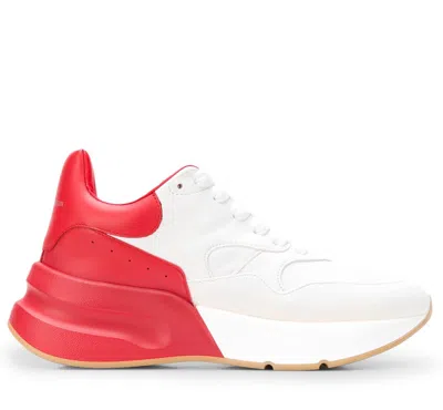Alexander Mcqueen Oversized Runner Sneakers In White