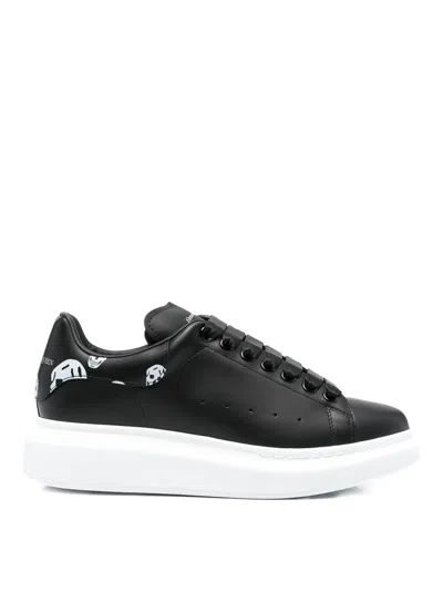 Alexander Mcqueen Oversized Skull-print Sneakers In Black