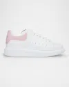 Alexander Mcqueen Oversized Snakeskin-embossed Leather Sneakers In White