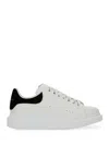 Alexander Mcqueen Oversize Sneakers In White And Beige Calf Leather