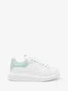 Alexander Mcqueen Leather Sneakers With Thick Sole And Perforated Design