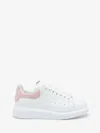 Alexander Mcqueen Oversized Snakeskin-embossed Leather Sneakers In White