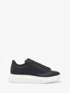 Alexander Mcqueen Men Black Low Top Sneakers With Chunky Sole In Leather Man In Black