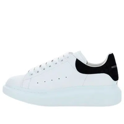 Alexander Mcqueen Oversized Sneaker 'black Embossed Suede Crocodile' In Multi